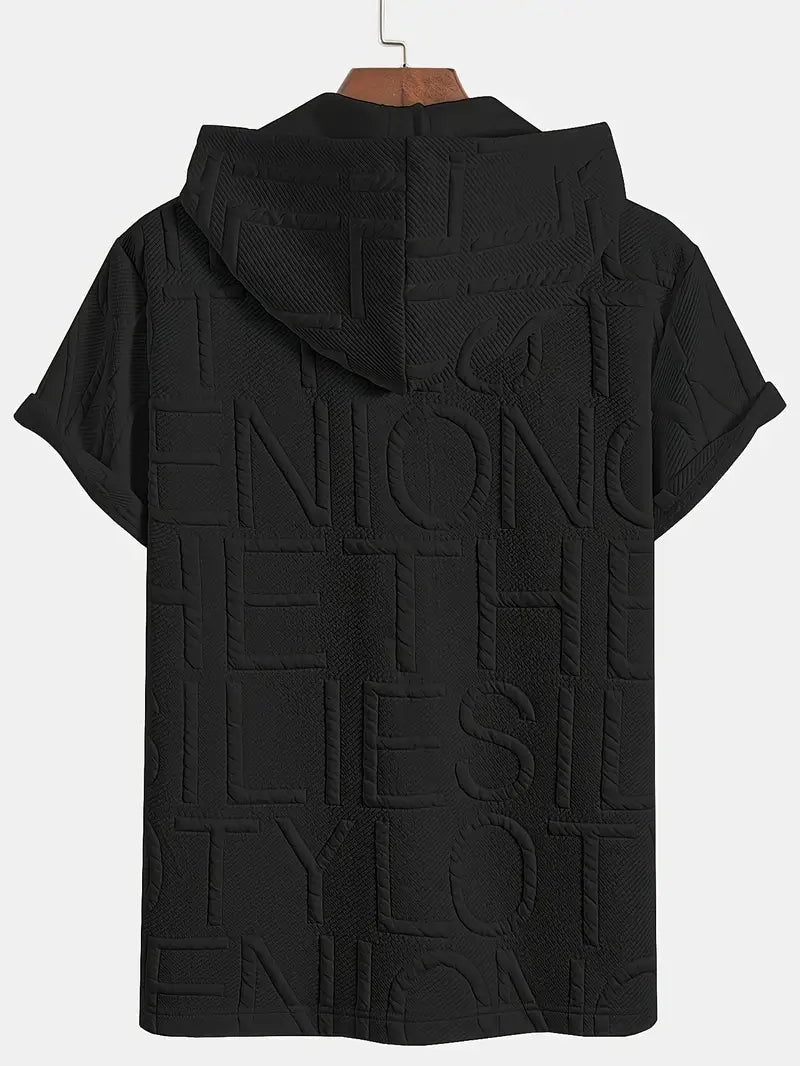 Henryk – Elegante Kurze Ärmel Kapuzen Mit Reißverschluss