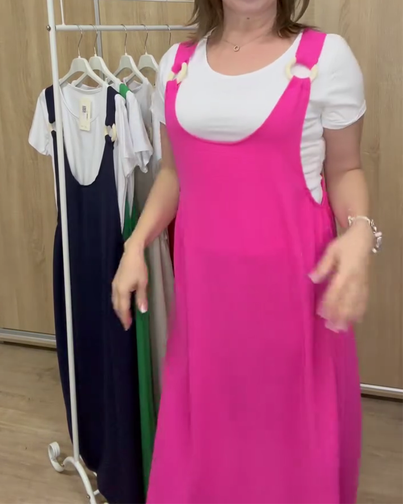 Set mit T-Shirt und Latzhose