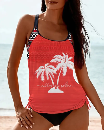 Zweiteiliger Badeanzug Mit Slingback-Rücken