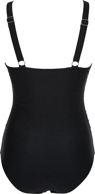 Heidi Mode | Einteiliger hohler Badeanzug mit hoher Taille