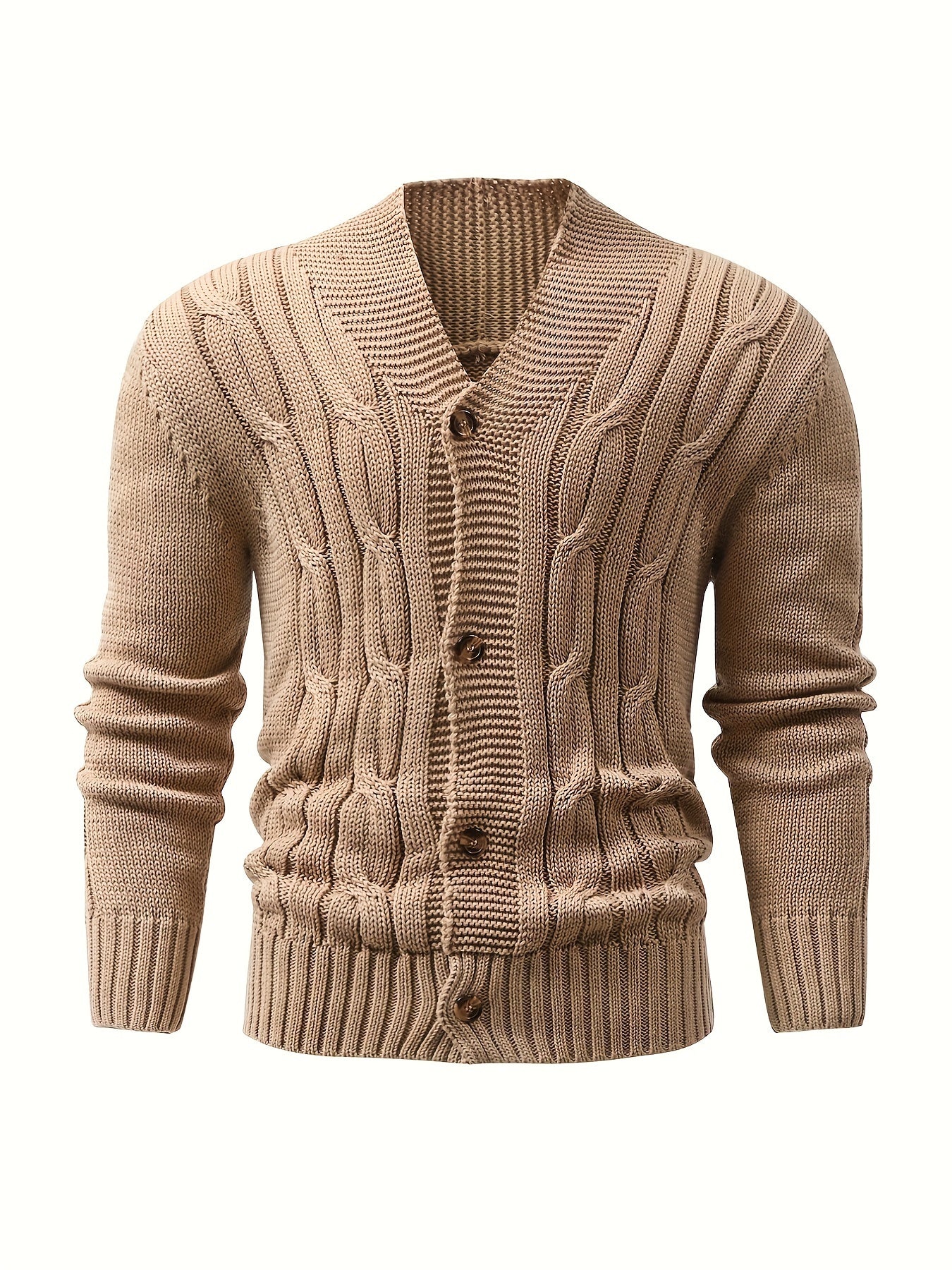 Lässiger Winter- Strickjacke für Männer