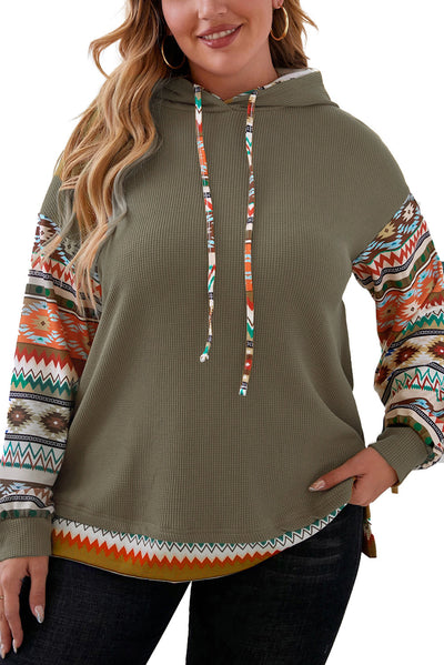Azteke Winter-Kapuzepullover für Damen