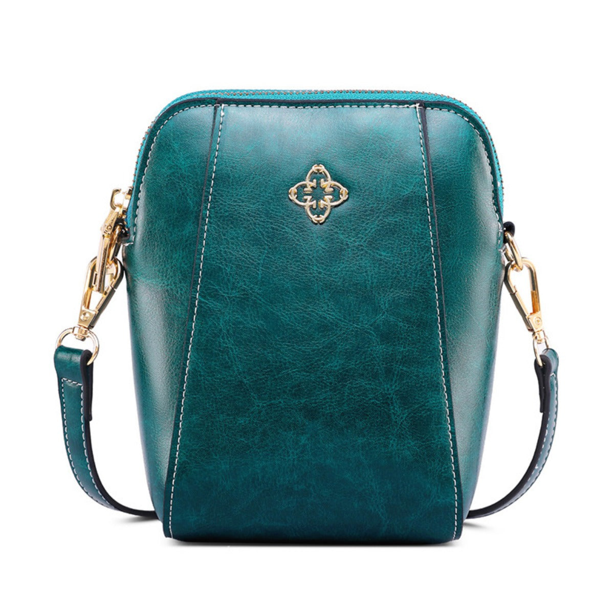 Heidi Mode | Vintage Öl Wachs Leder diagonal span Tasche