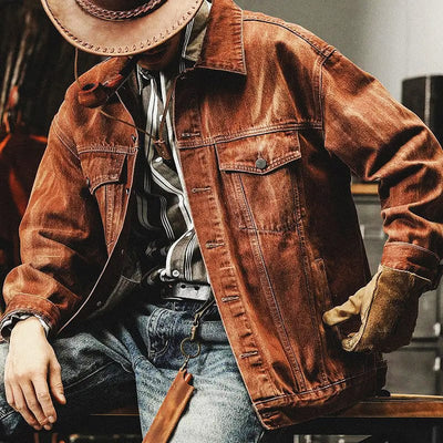 Stylische Denim Jacke für Herren