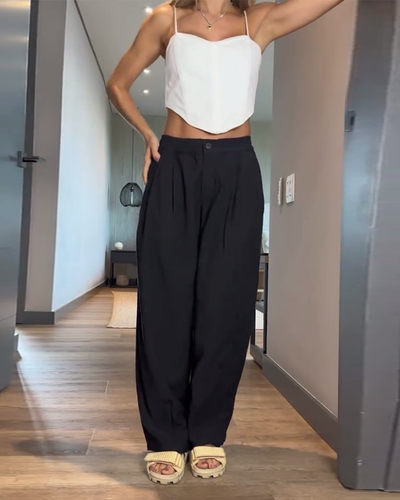 Hose Casual Weit Geschnitten