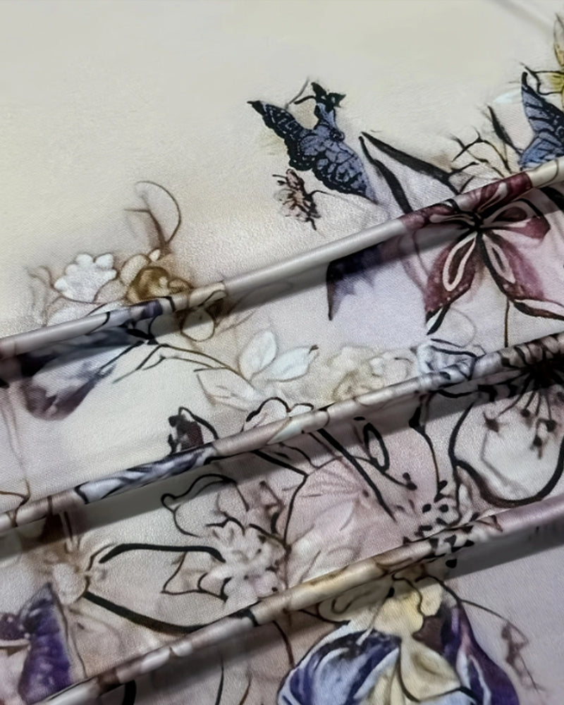 Tanktop Ärmellos Bedruckt Hohles Design Modisch