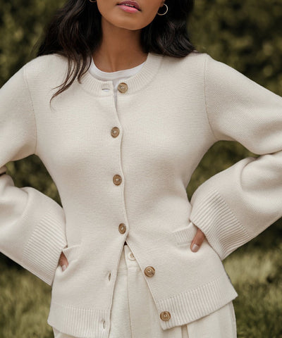 Bequeme Strickjacke für Damen