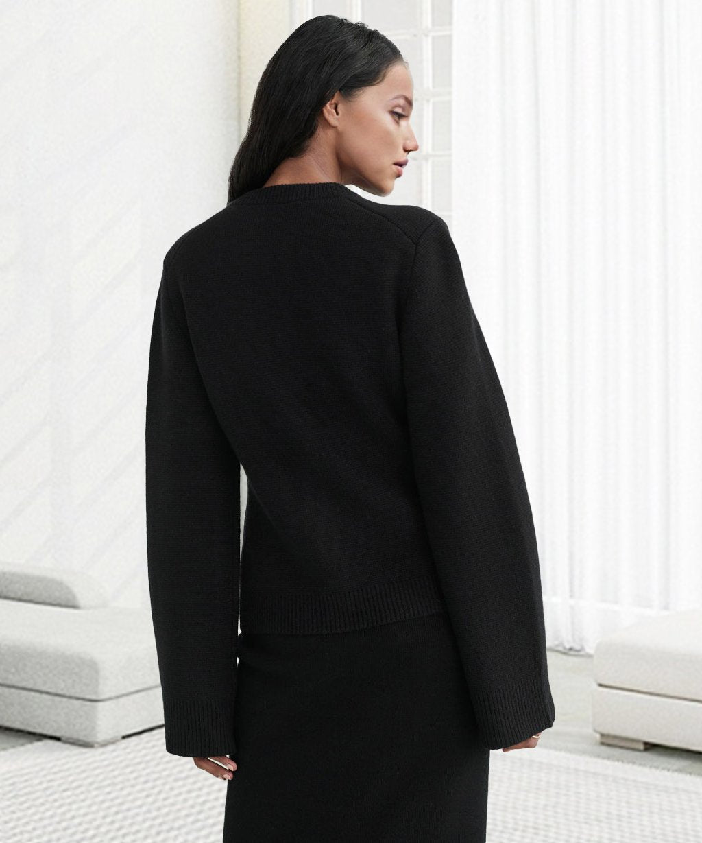 Bequeme Strickjacke für Damen
