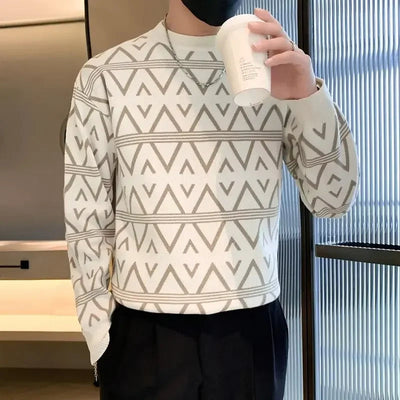 Schlichter Eleganter Winterpullover für Herren