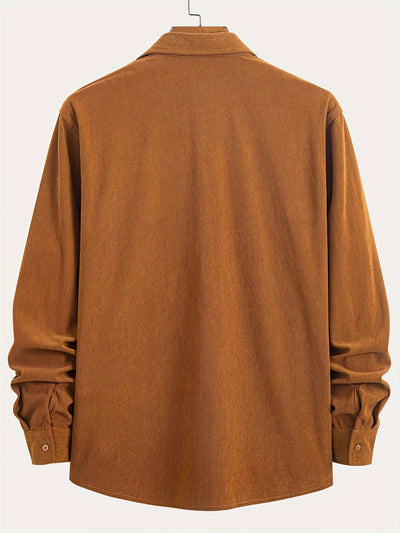 Felipe - Lässiges Hemd Aus Kord Mit Knöpfen