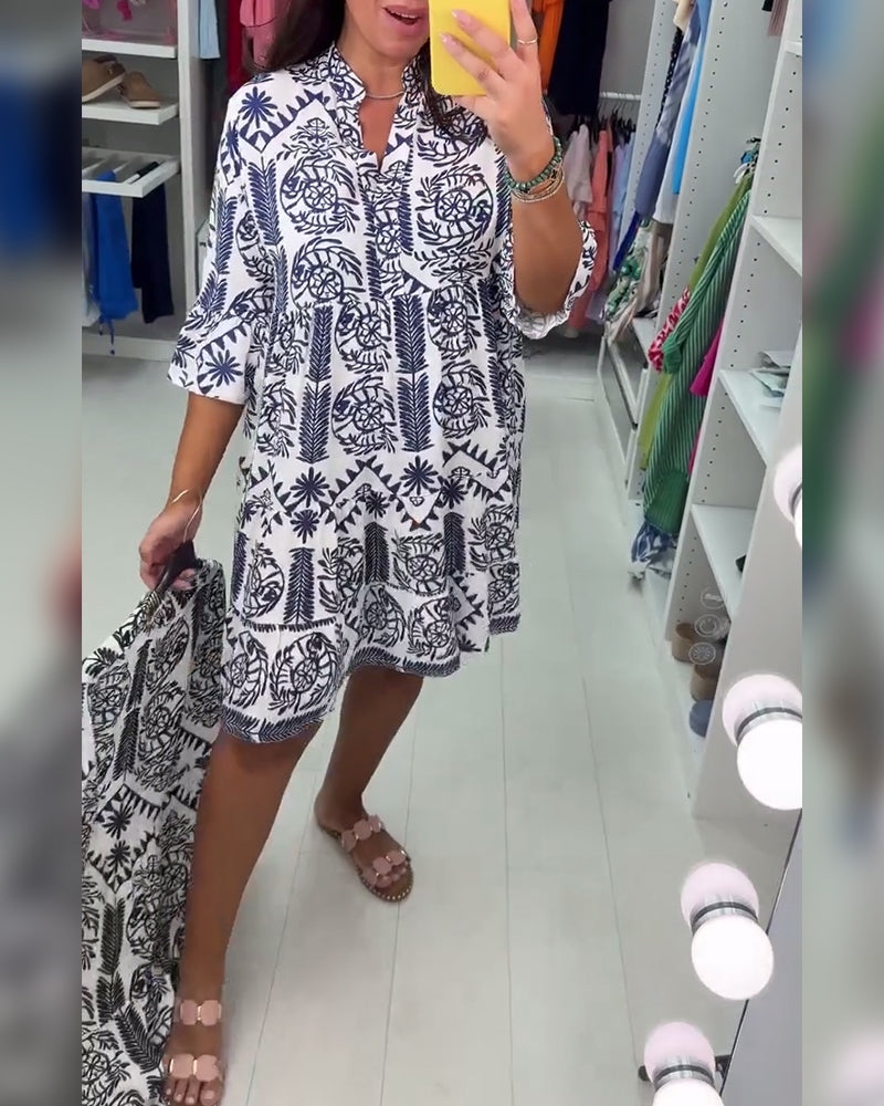 Kleid Fashion Street-Print