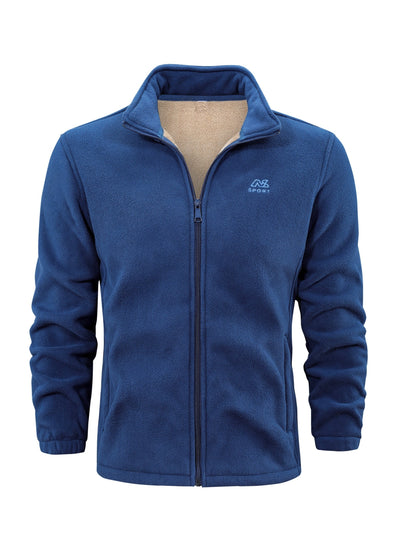 Kuschelige Winter-Fleecejacke für Männer