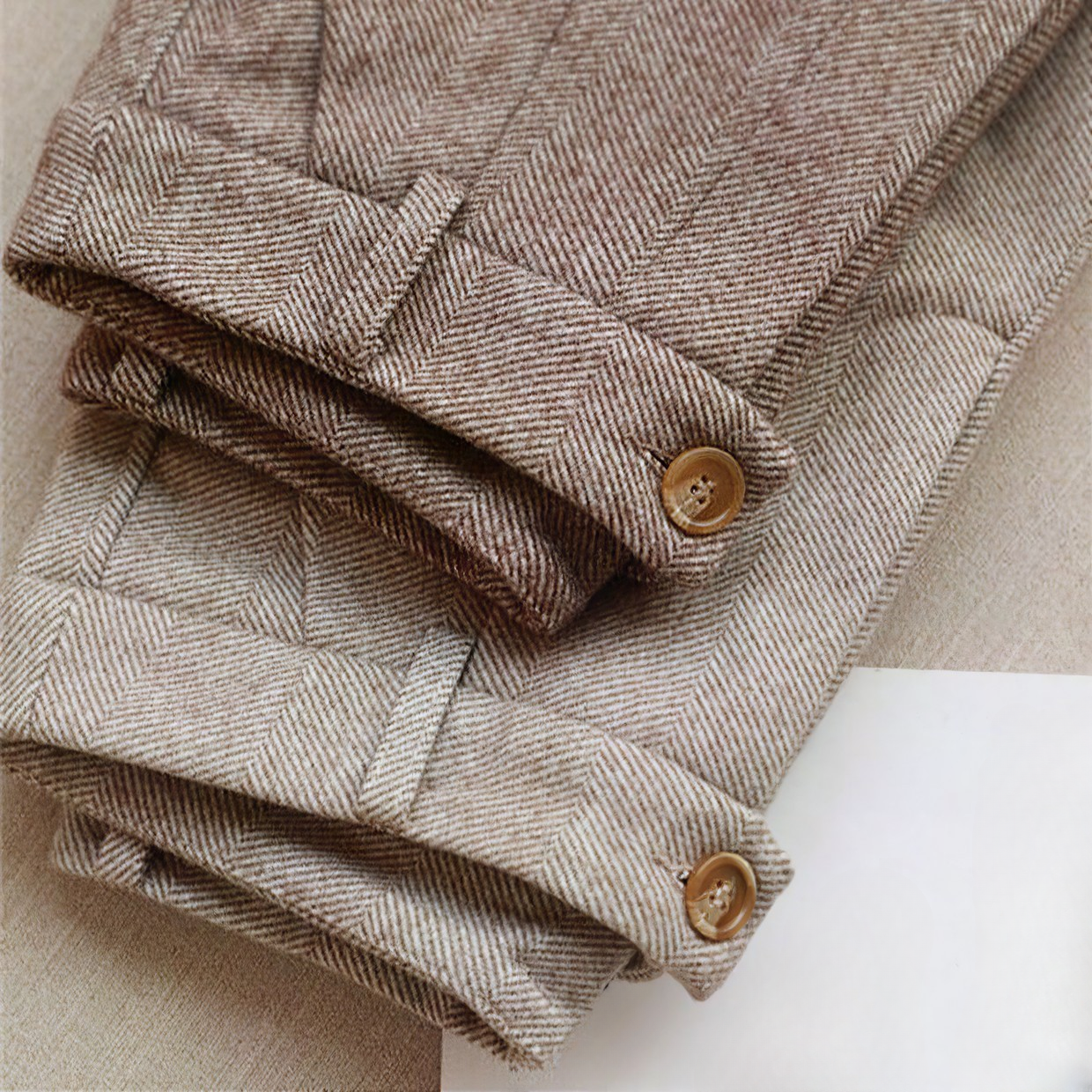 Herren Hochtaillierte Gestreifte Hose mit Weichem Stoff für Alle Jahreszeiten