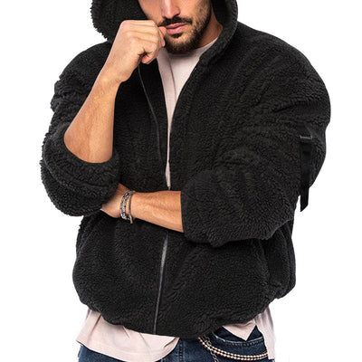 Plüsch-Winterjacke für Männer