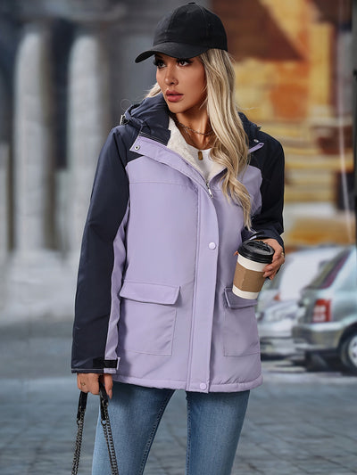 Windschutzjacke mit Kapuze für Damen