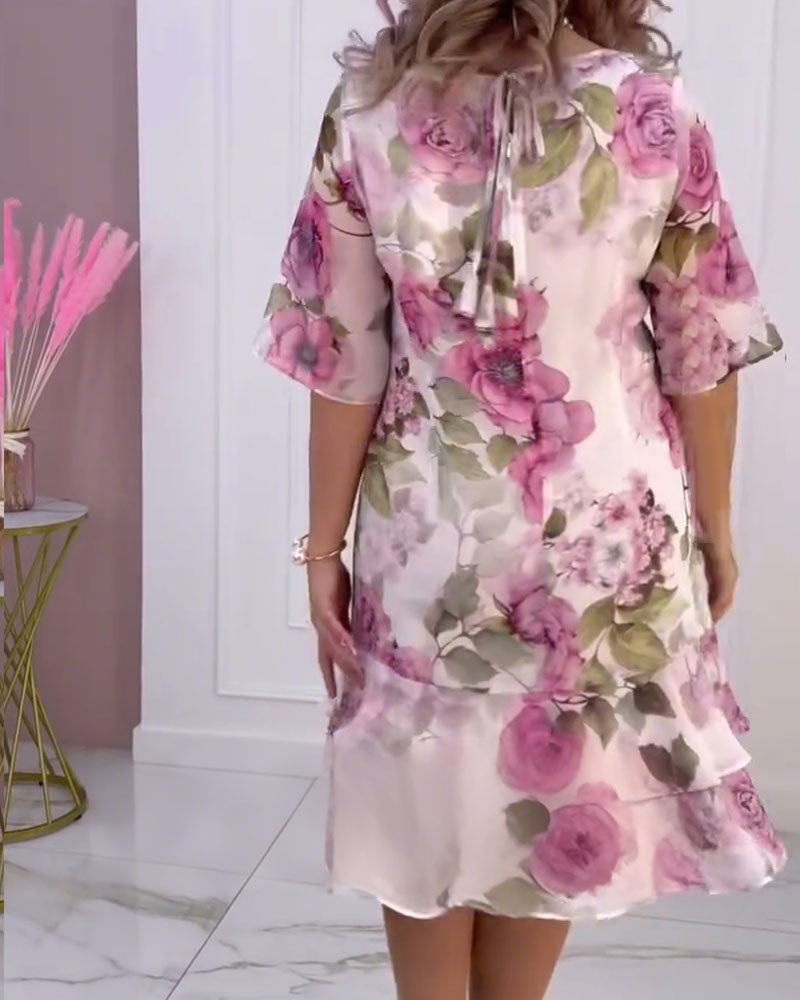 Kleid Modisch Blumenprint