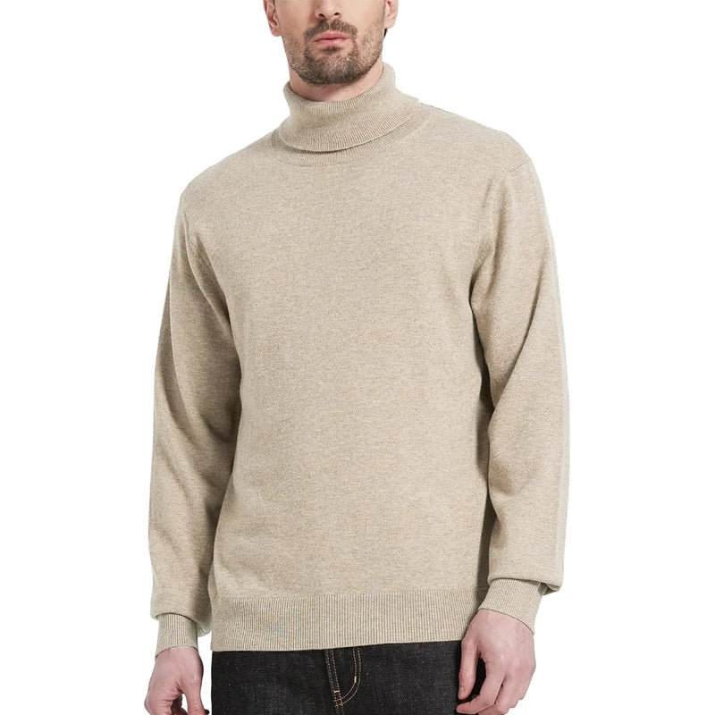 Lässiger Rollkragenpulli für Männer