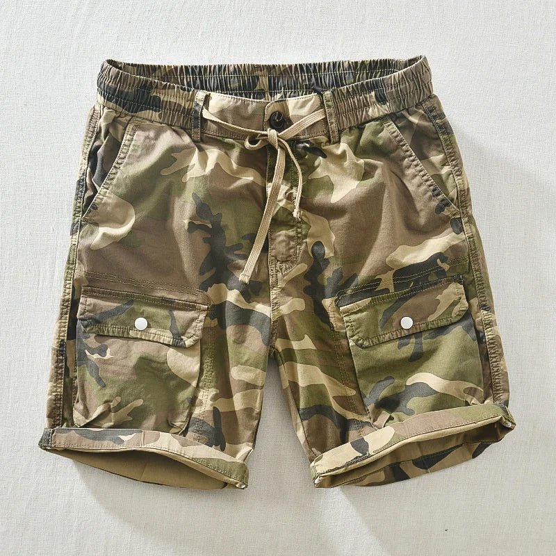 ABRAHAM - CAMOUFLAGE-SHORTS MIT TASCHEN