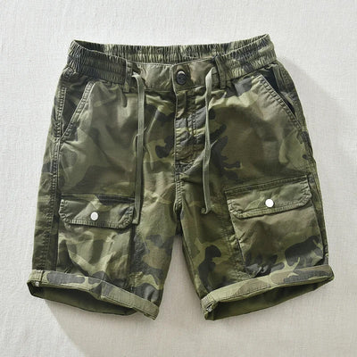 ABRAHAM - CAMOUFLAGE-SHORTS MIT TASCHEN