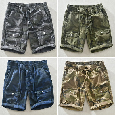ABRAHAM - CAMOUFLAGE-SHORTS MIT TASCHEN