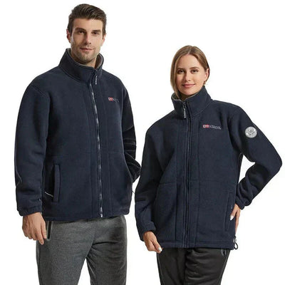 Bequeme winddichte Fleecejacke für optimale Outdoor-Leistung