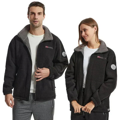 Bequeme winddichte Fleecejacke für optimale Outdoor-Leistung