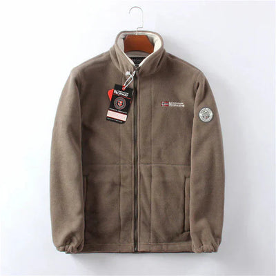 Bequeme winddichte Fleecejacke für optimale Outdoor-Leistung
