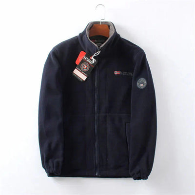 Bequeme winddichte Fleecejacke für optimale Outdoor-Leistung