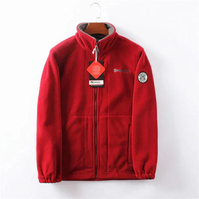 Bequeme winddichte Fleecejacke für optimale Outdoor-Leistung