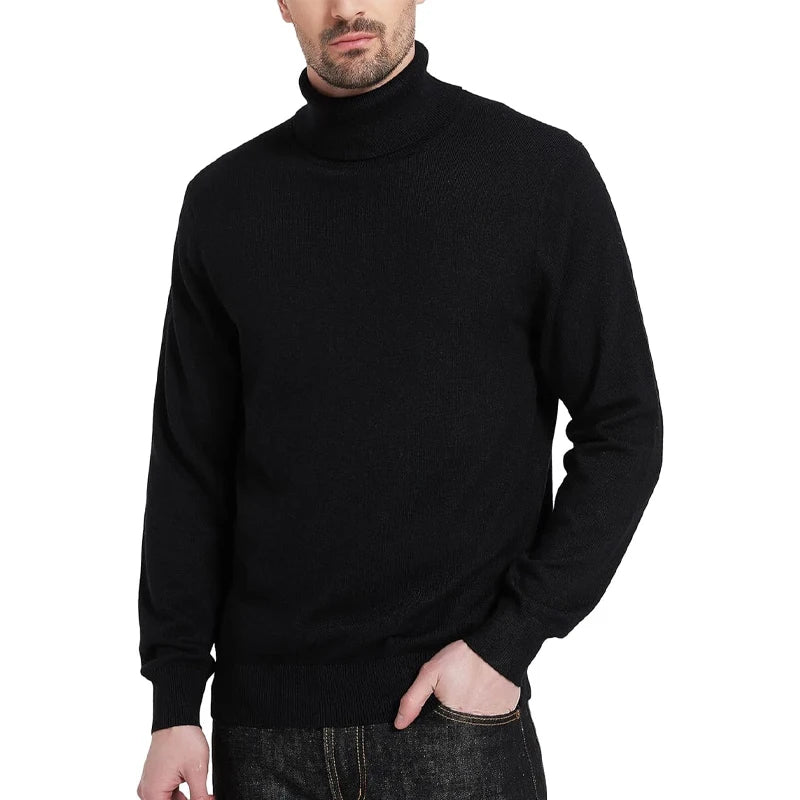 Lässiger Rollkragenpulli für Männer