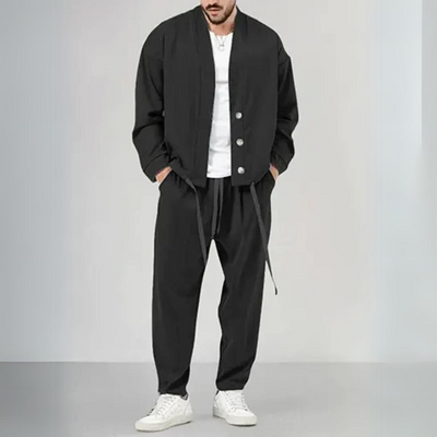 Strickjacke und Hose Set für Männer