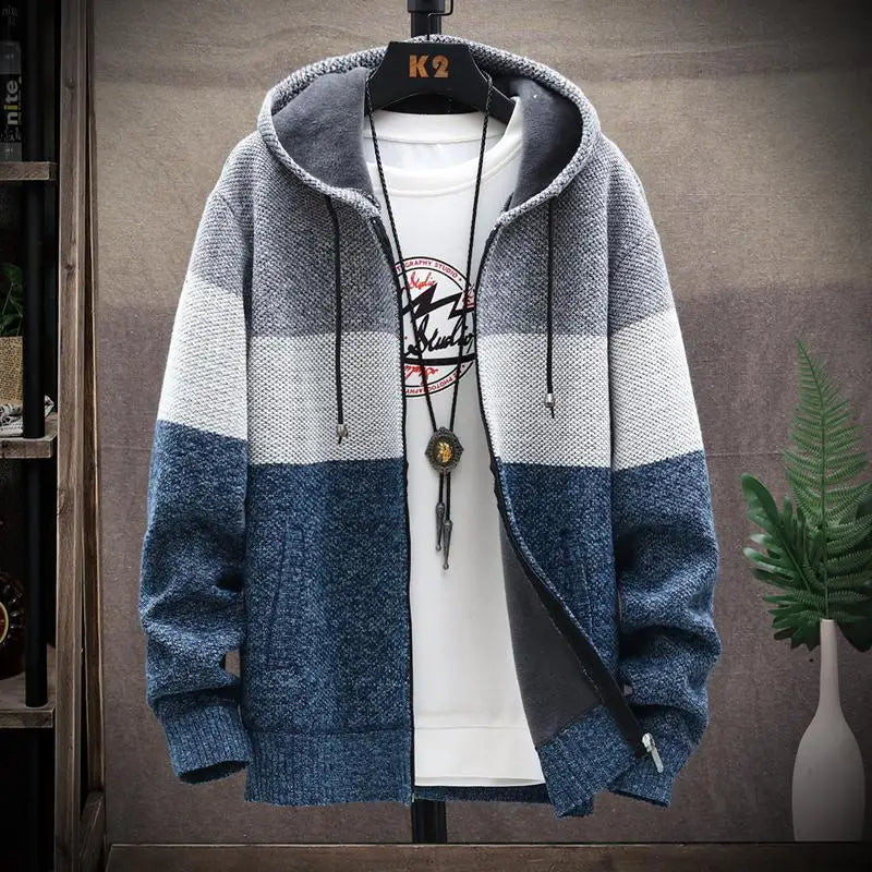 Schlichte Strickjacke für Herren