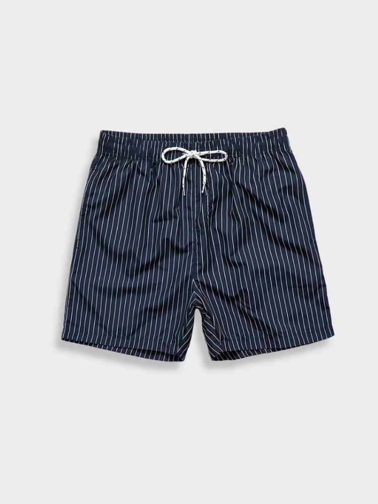 Maritimes Herren Sommer-Set | Gestreiftes Hemd & Shorts