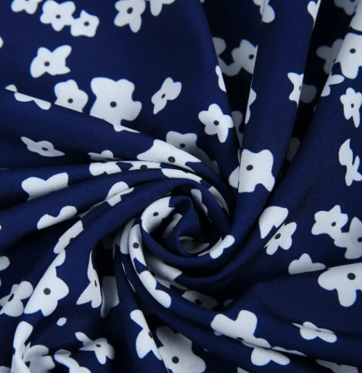 Halben Ärmeln Blumenkleid für Damen