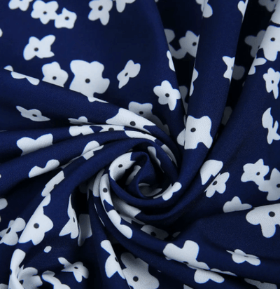 Halben Ärmeln Blumenkleid für Damen