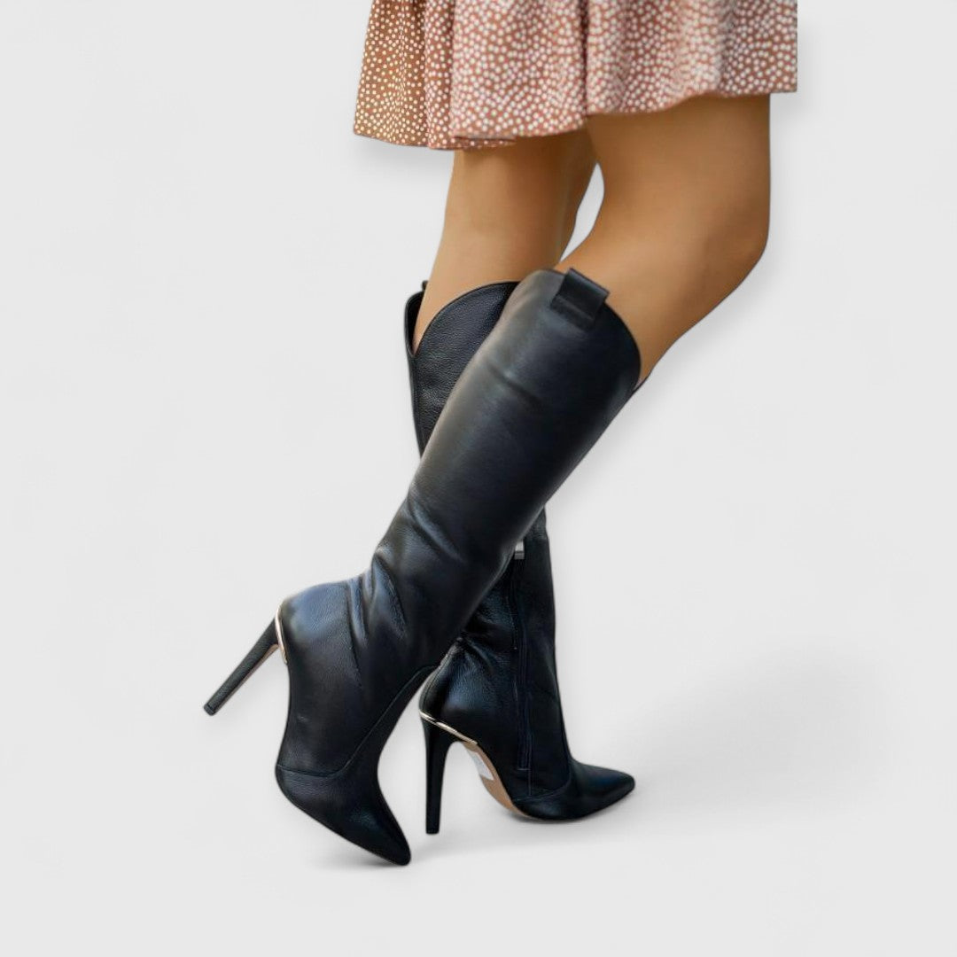 Kylie | Elegante Overknee-Stiefel mit Stiletto-Absatz