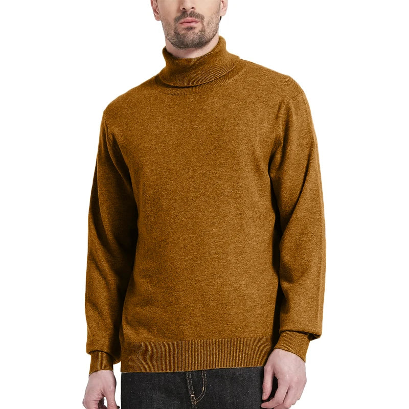 Lässiger Rollkragenpulli für Männer