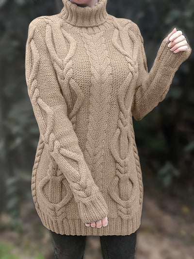 Langer Pullover für Damen