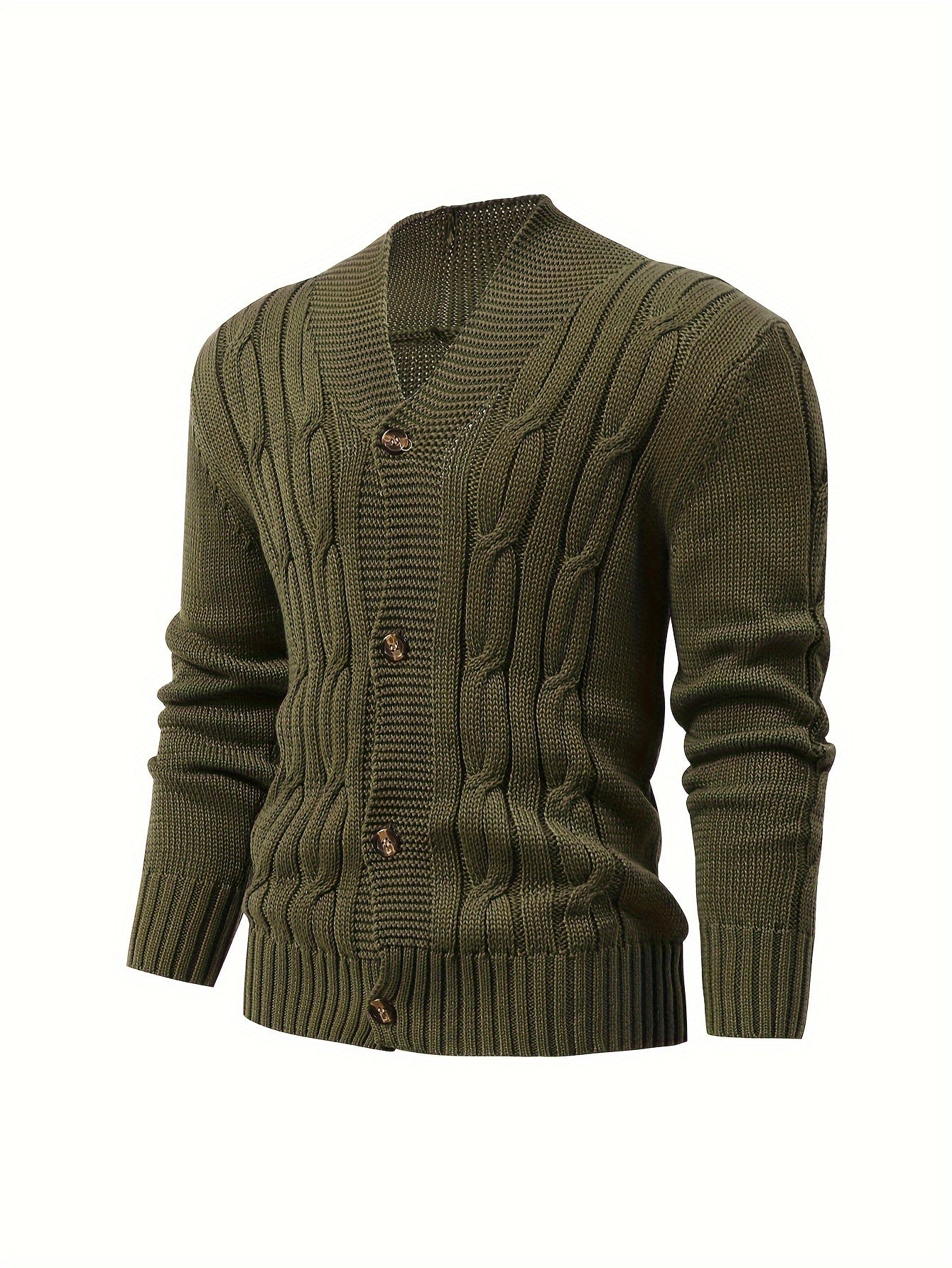 Lässiger Winter- Strickjacke für Männer
