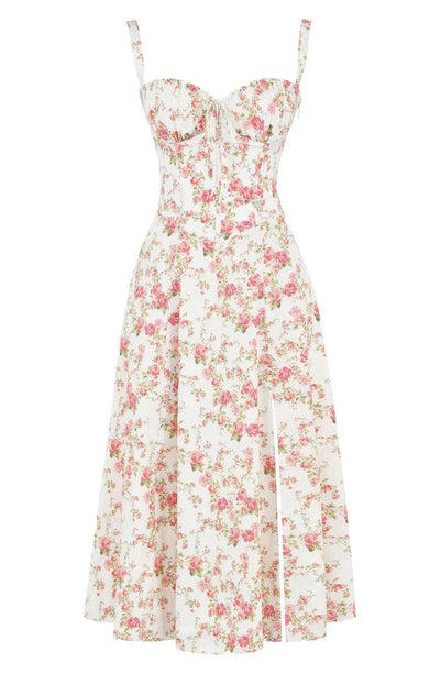 Midikleid ohne Ärmel Rosea