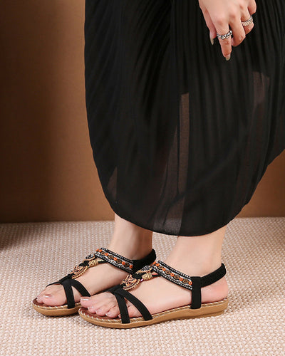 Sandalen Ethnisch Flach