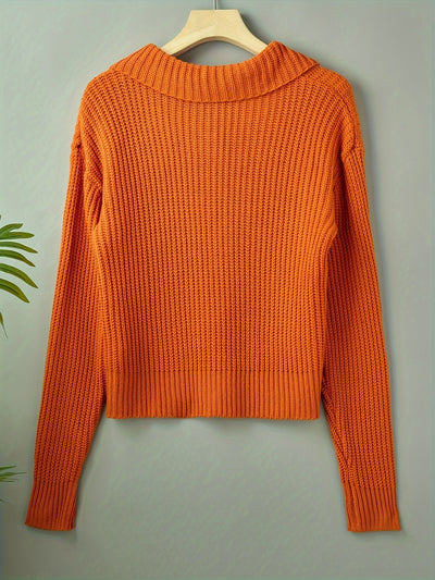 Amy – Lässiger Langarm Pullover
