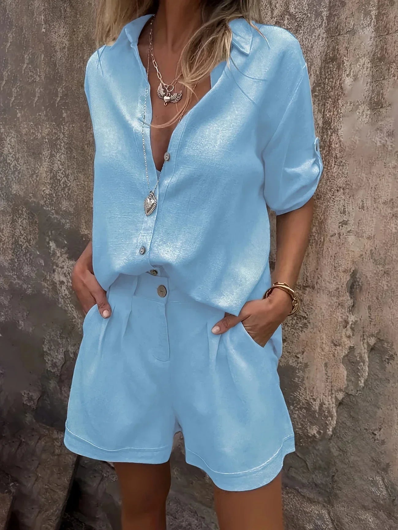 Arampatzi – Stilvolles Zweiteiliges Sommer Set