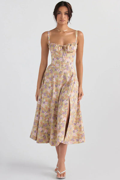 Midikleid ohne Ärmel Rosea