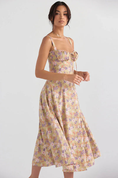 Midikleid ohne Ärmel Rosea
