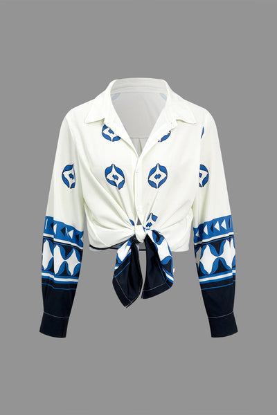 Zahara | Boho-Zweiteiler mit Bluse & Weitbein-Hose