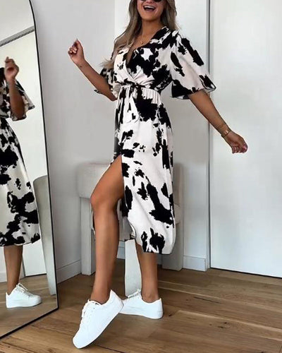 Kleid Modisch Sexy Schlitz