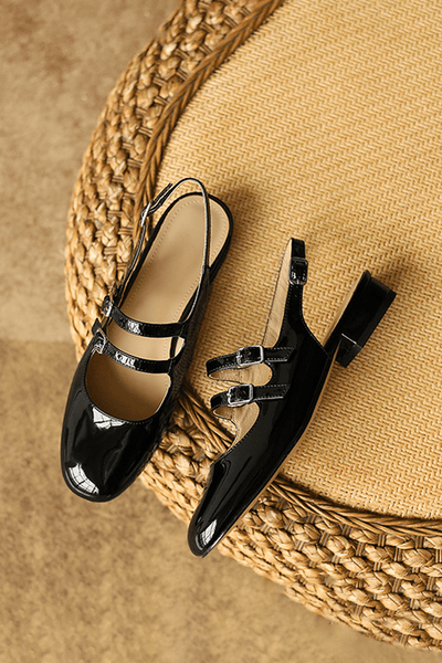 Sandales à talons doubles