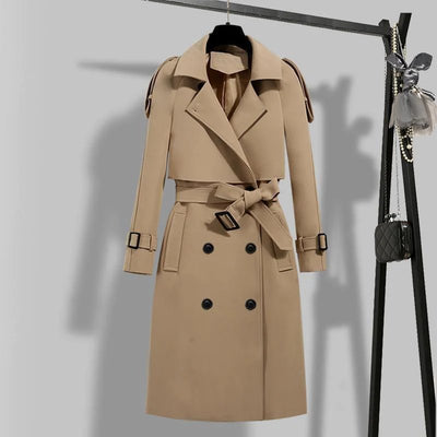 Stilvoller Mantel mit Gürtel für Damen