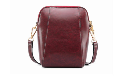 Heidi Mode | Vintage Öl Wachs Leder diagonal span Tasche